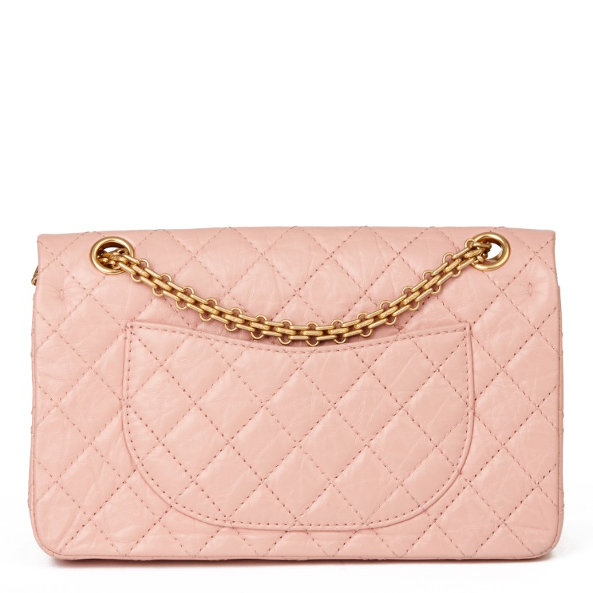 chanel baby pink 2.55 reissue 225 double flap