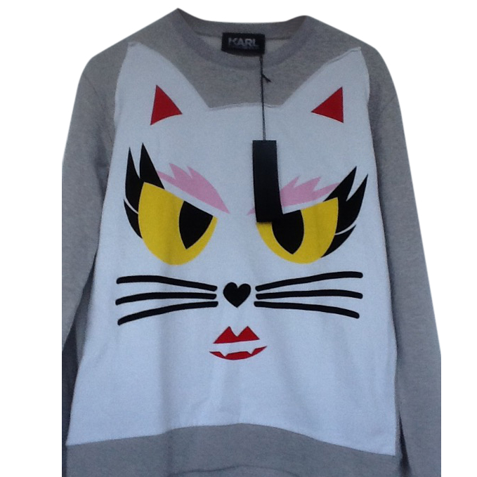 karl lagerfeld cat sweatshirt