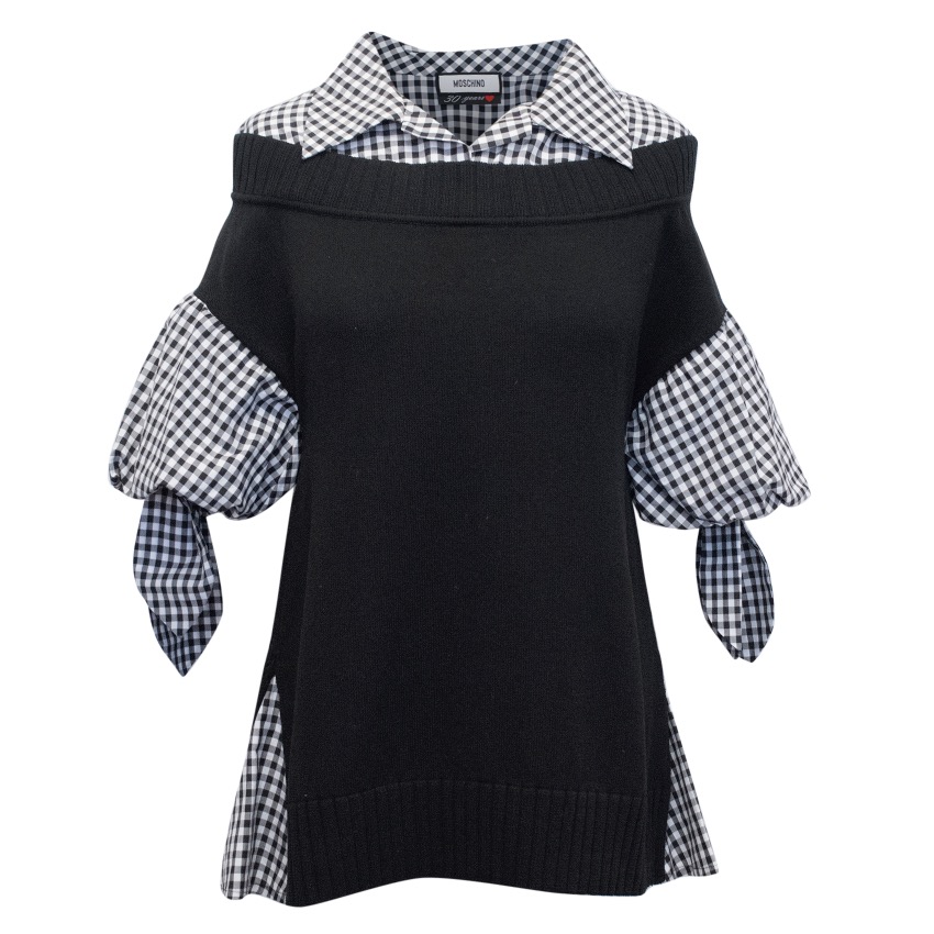 Moschino 30 Years Collection Check Top 