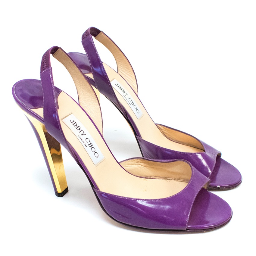 Jimmy Choo Purple High Heel 