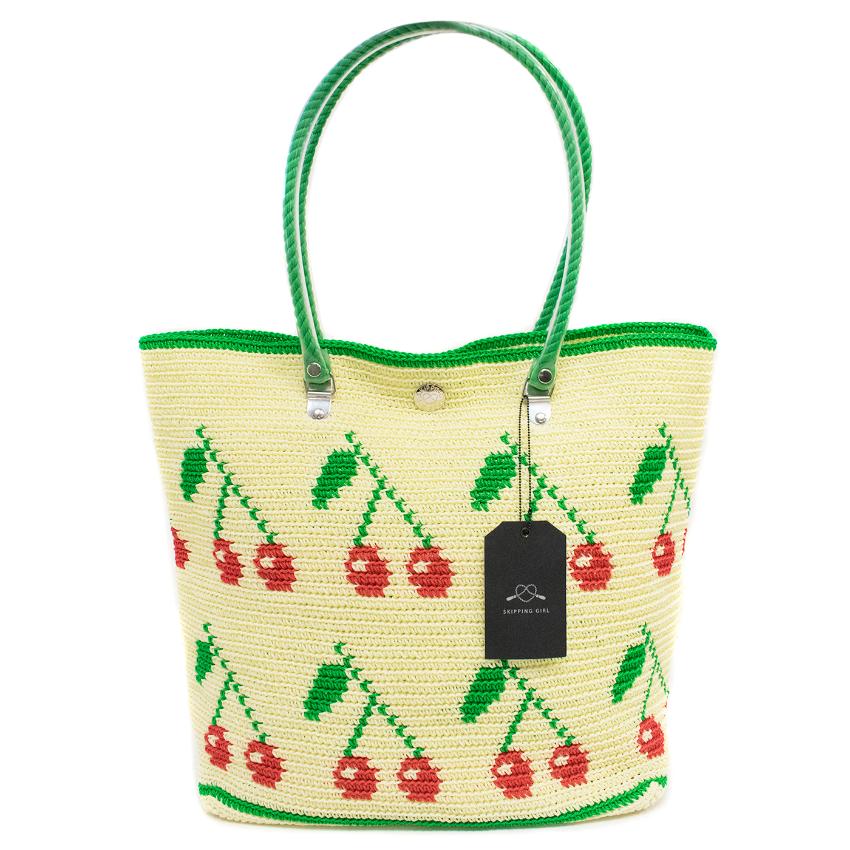 cherry beach bag