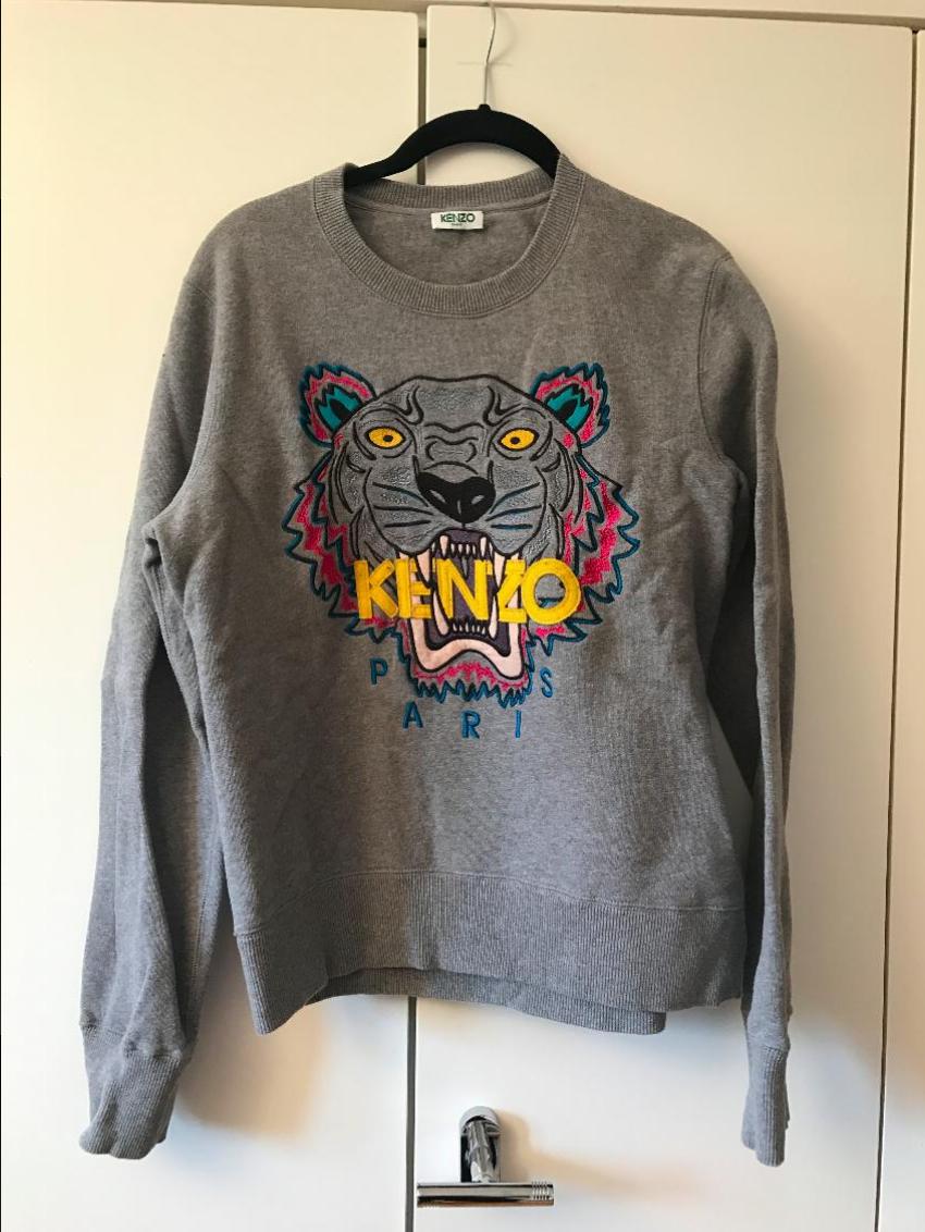 grey and pink kenzo jumper