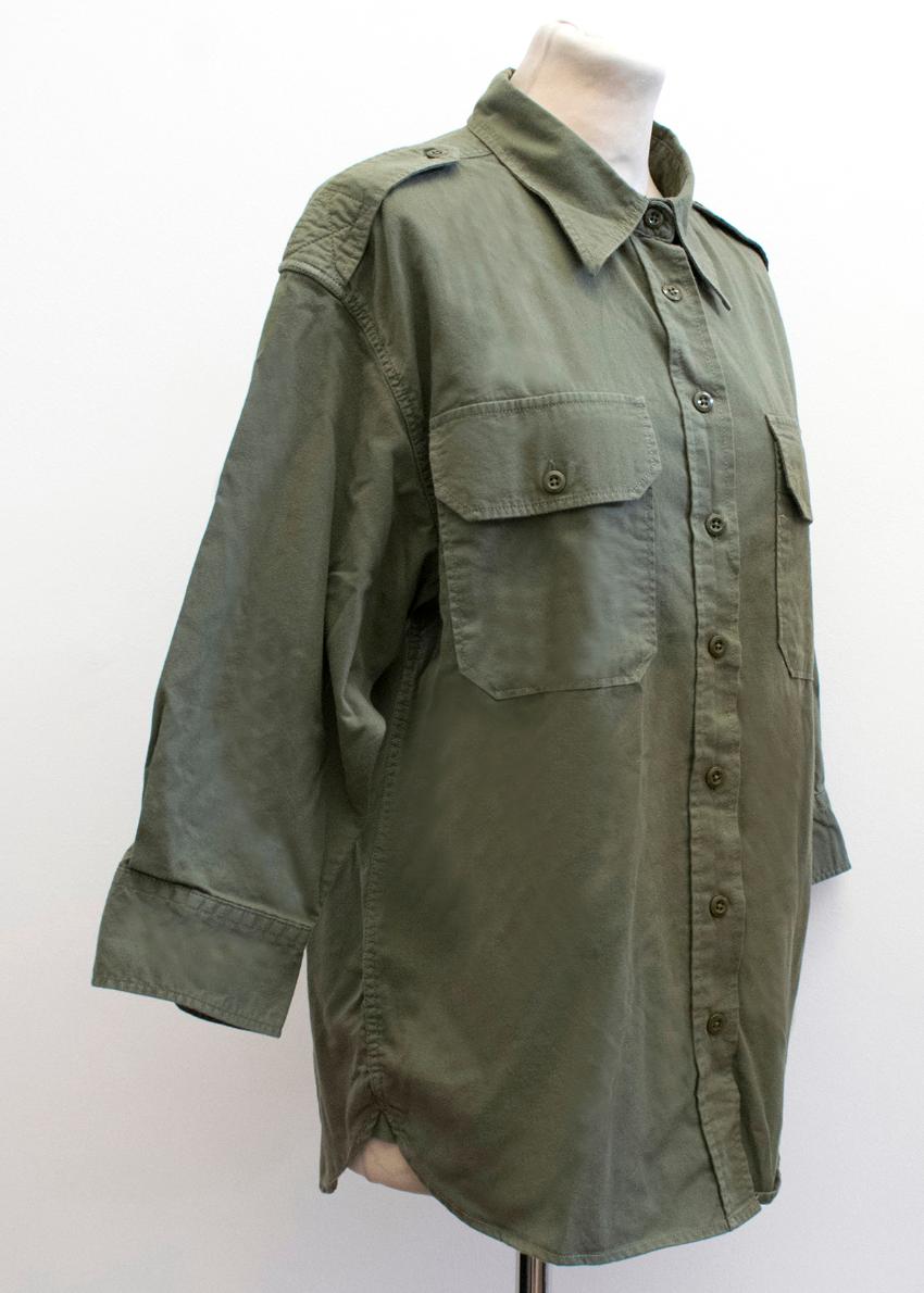 Nlst Womens Green Army Shirt | HEWI