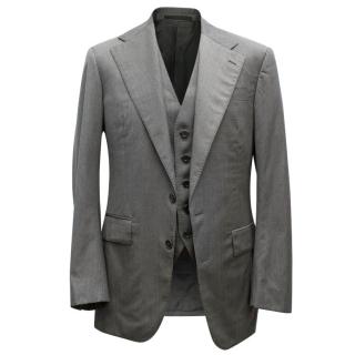 Ralph Lauren Black Label Men's Grey Blazer and Vest Set