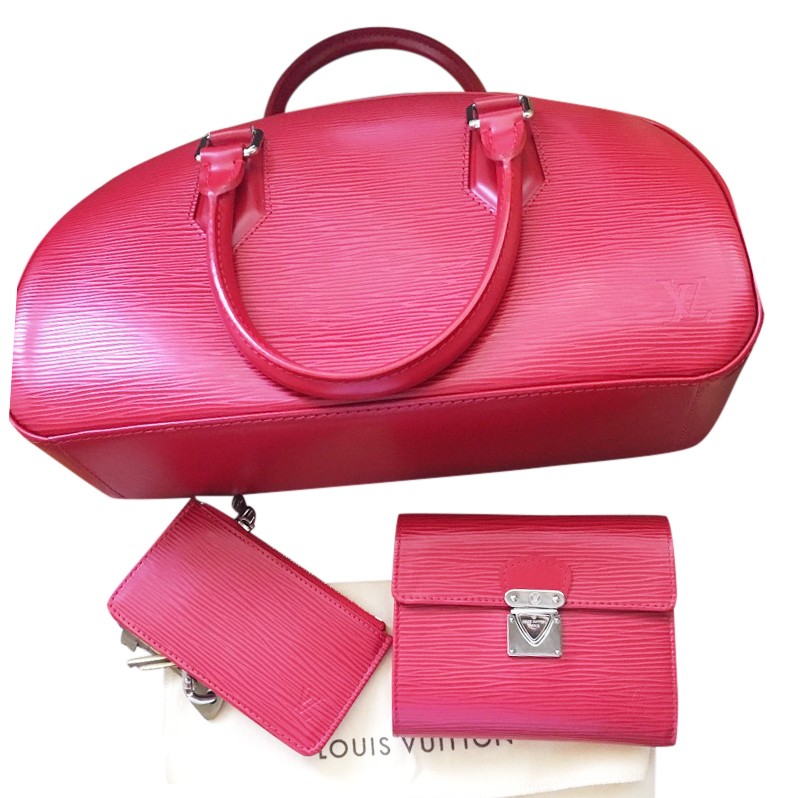 Louis Vuitton Epi Bag Purse And Key Holder Set | HEWI London