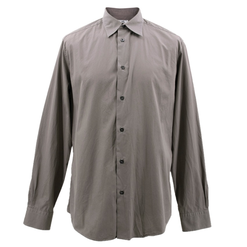 Hermes Grey Cotton Shirt | HEWI