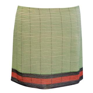  Krizia Multi-coloured Silk Embroidered Skirt