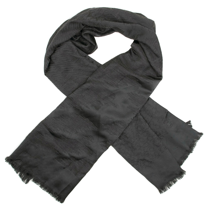 emporio armani silk scarf
