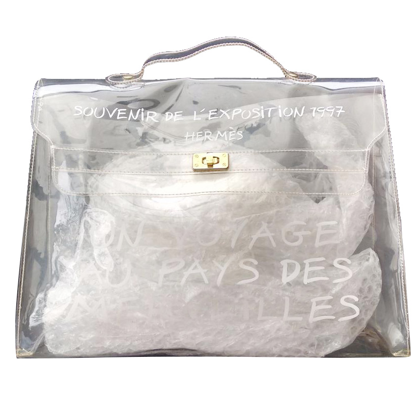 hermes 1997 transparent kelly bag