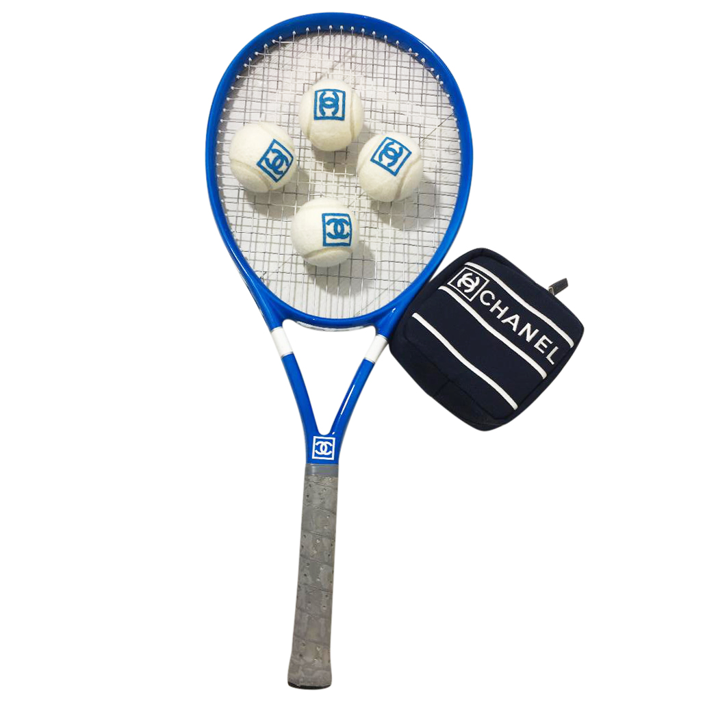 Chanel Tennis Racket With 4 Balls | HEWI