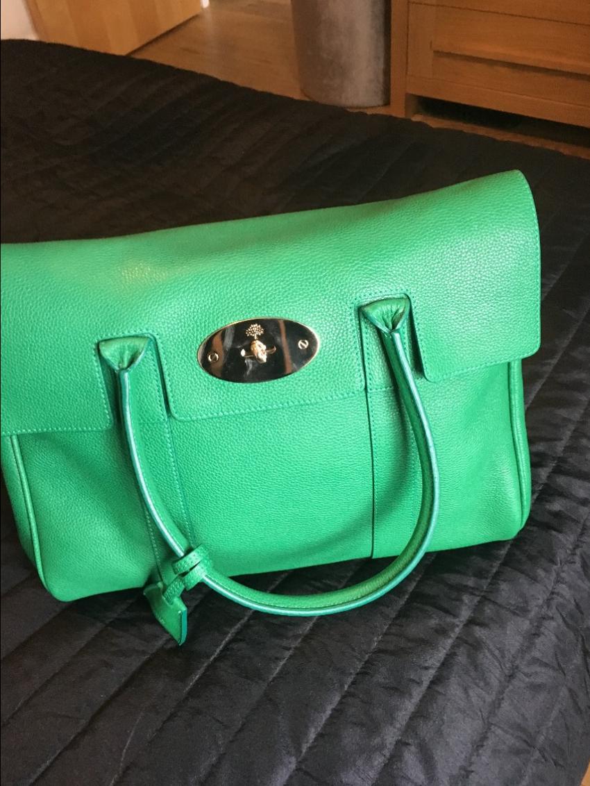 Mulberry Heritage Bayswater Jungle Green Small Classic Grain | HEWI