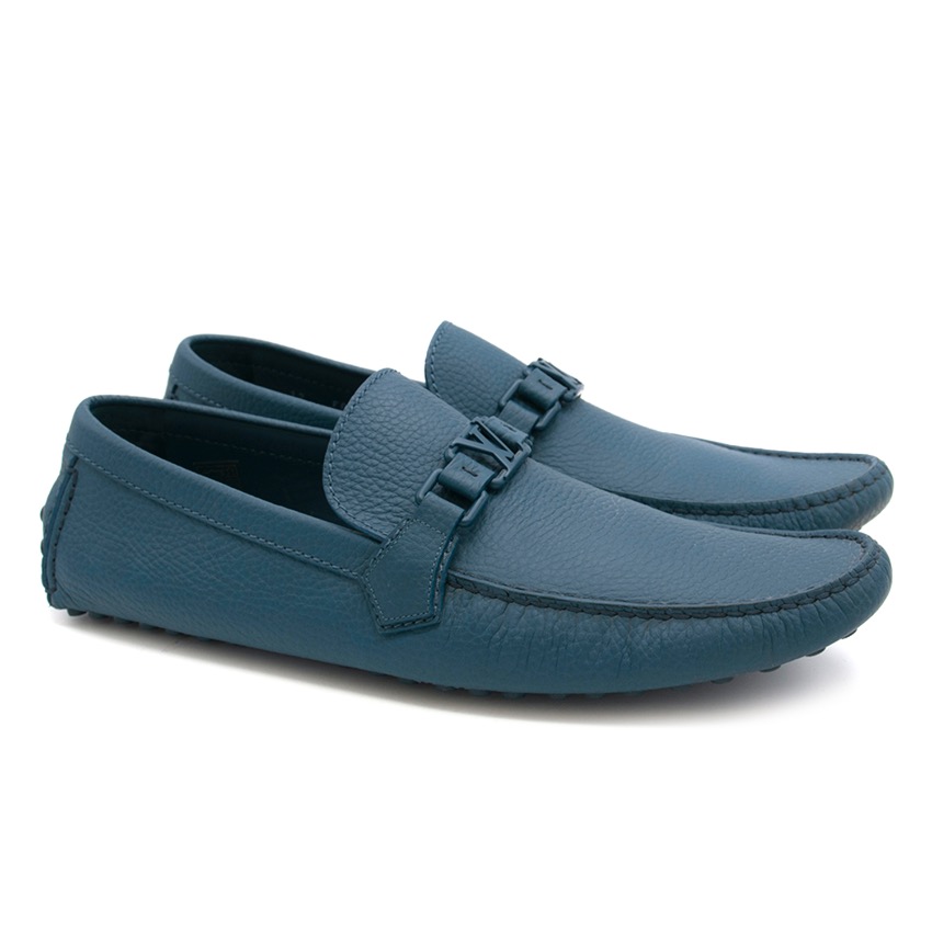Louis Vuitton Blue Classic Loafers | HEWI