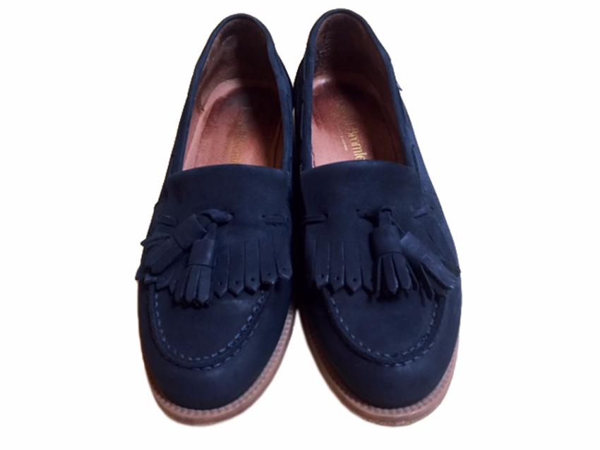 russell and bromley navy loafers
