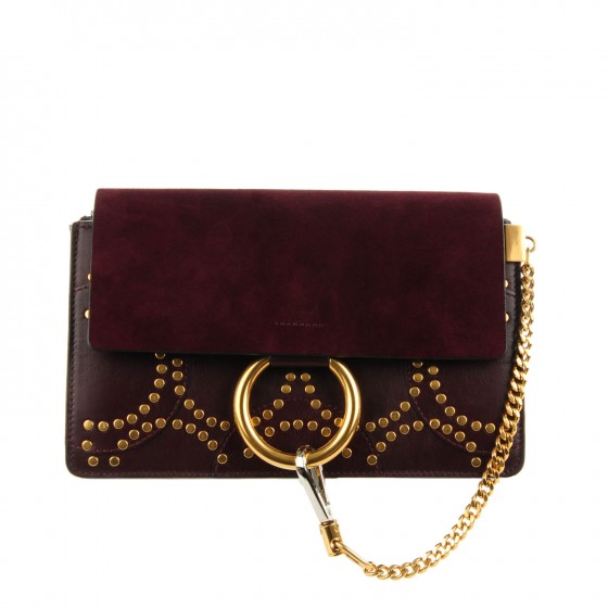 chloe suede faye bag