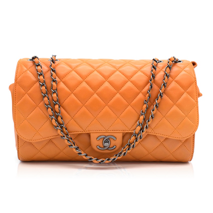 burnt orange chanel bag