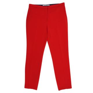 Rosetta Getty Red Pleats Trousers 
