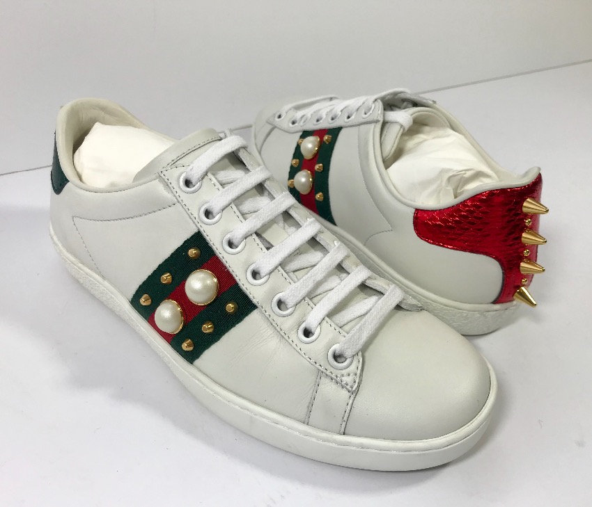 gucci trainers with studs
