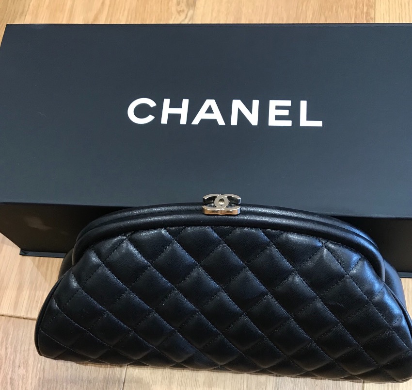 chanel men clutch