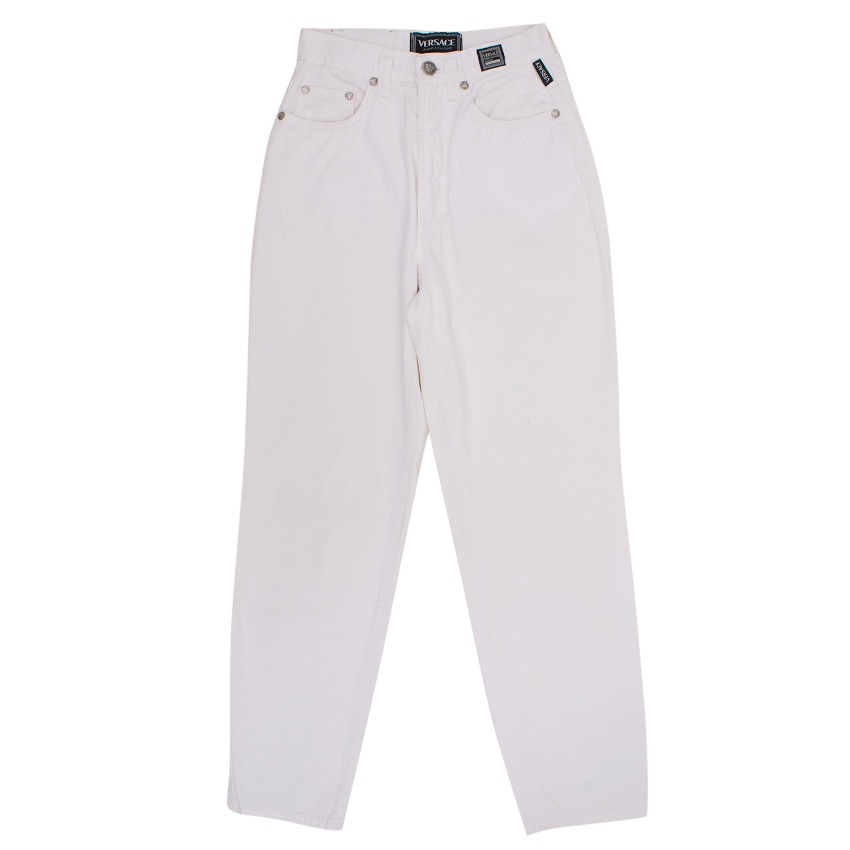 versace white jeans