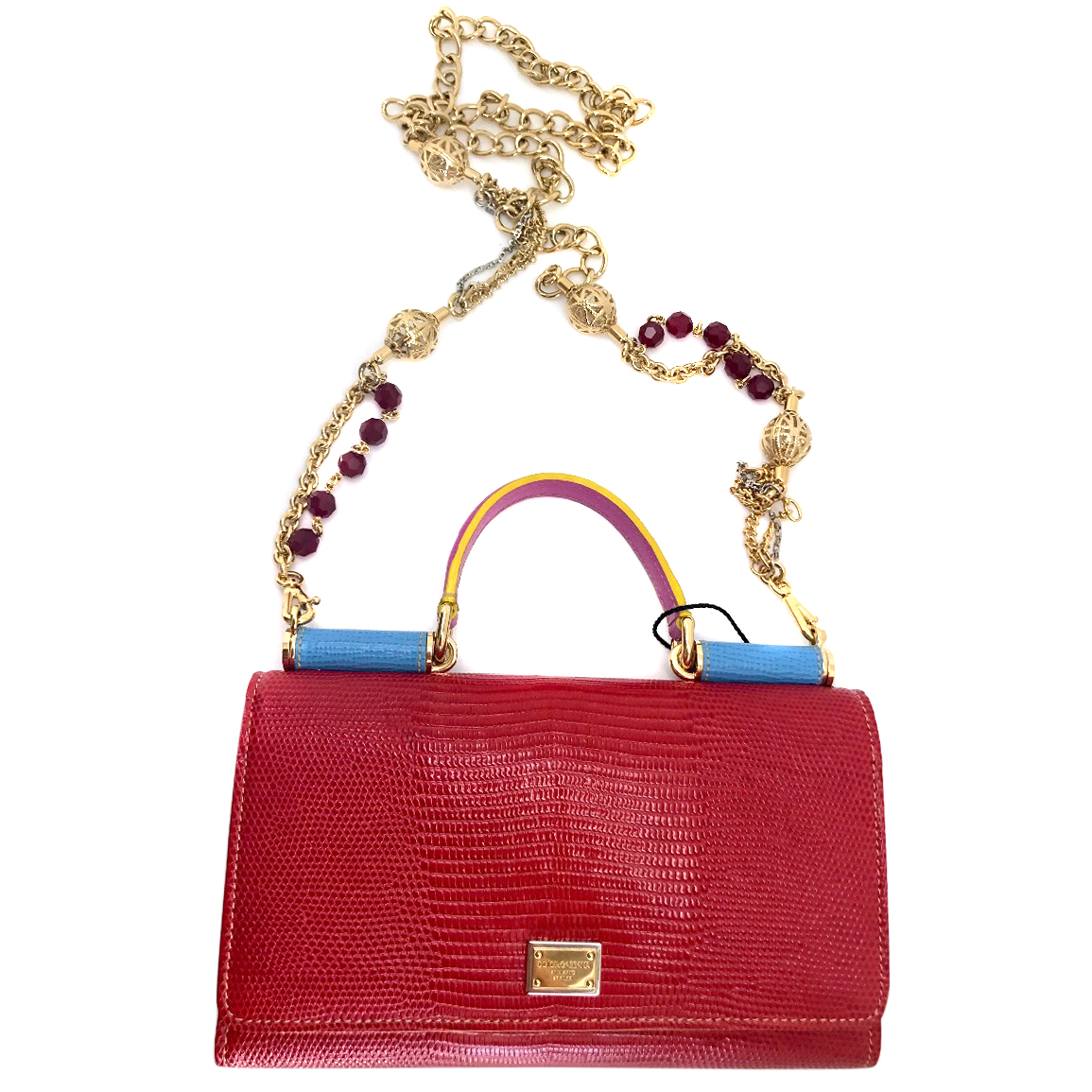 dolce gabbana sicily bag red