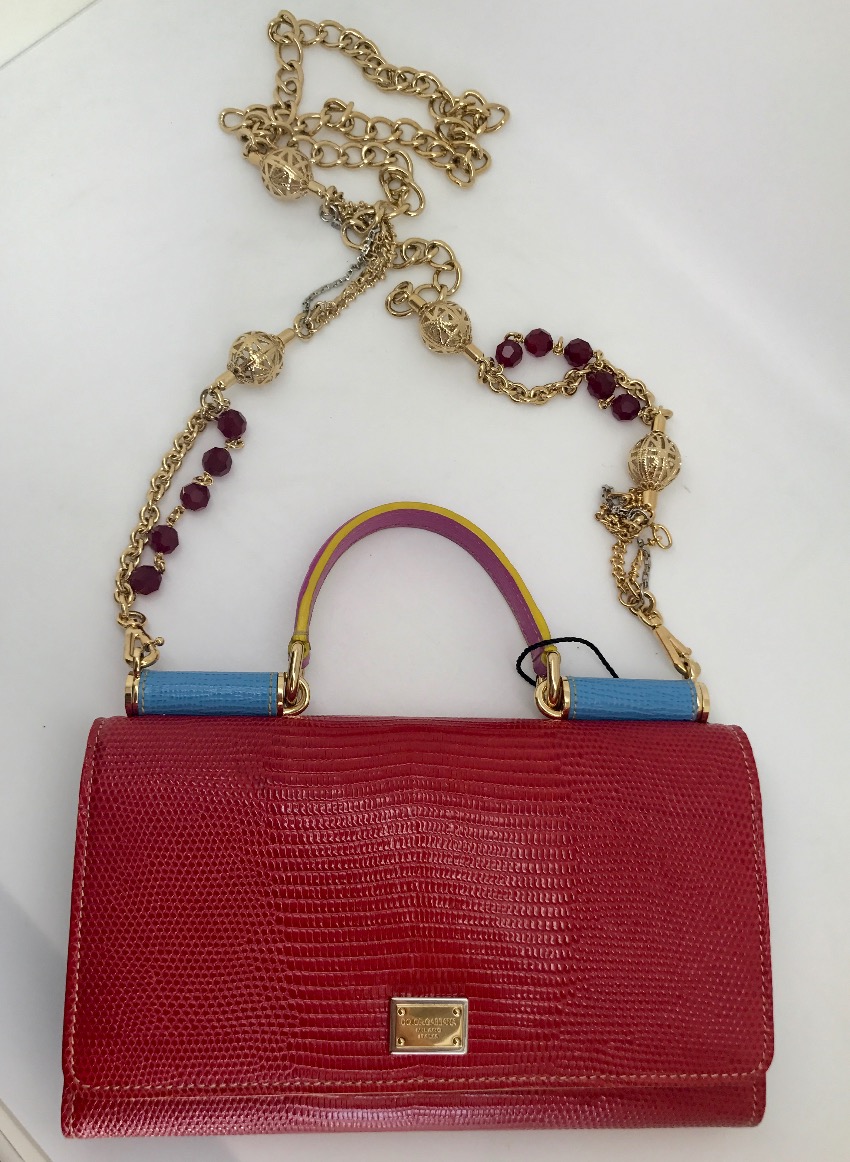 dolce gabbana sicily bag red