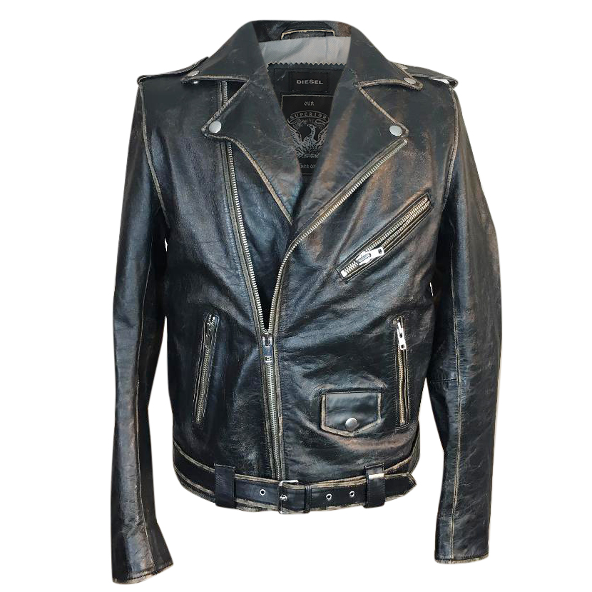 diesel superior leather jacket