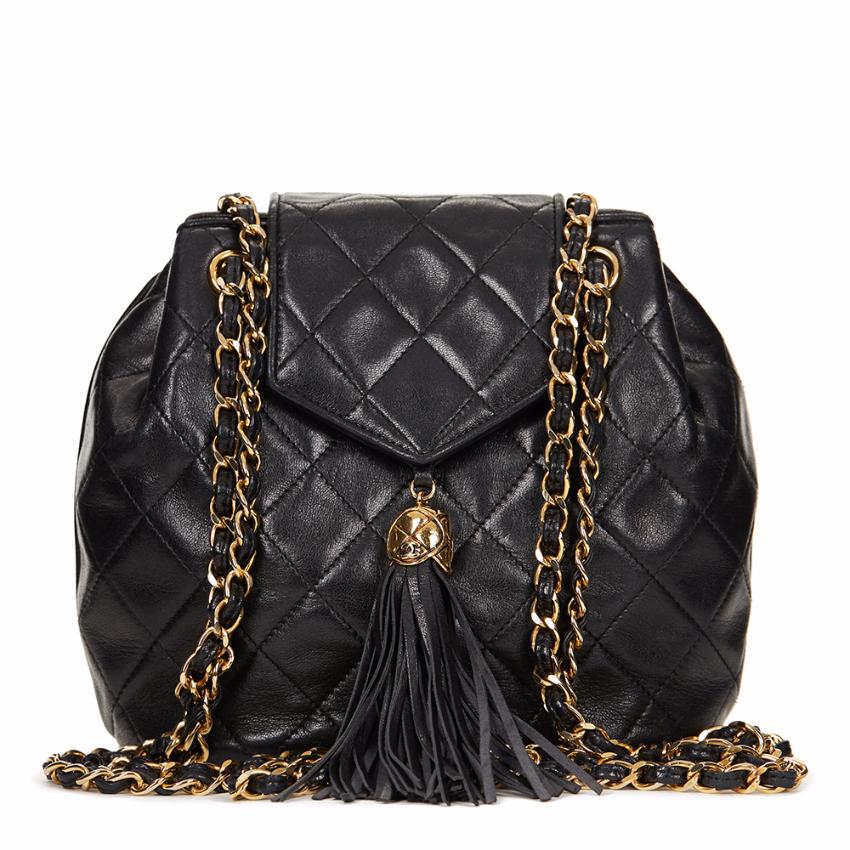 Chanel Black Quilted Timeless Vintage Shoulder Bag | HEWI London