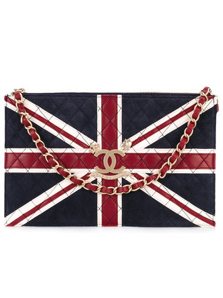 union jack clutch bag