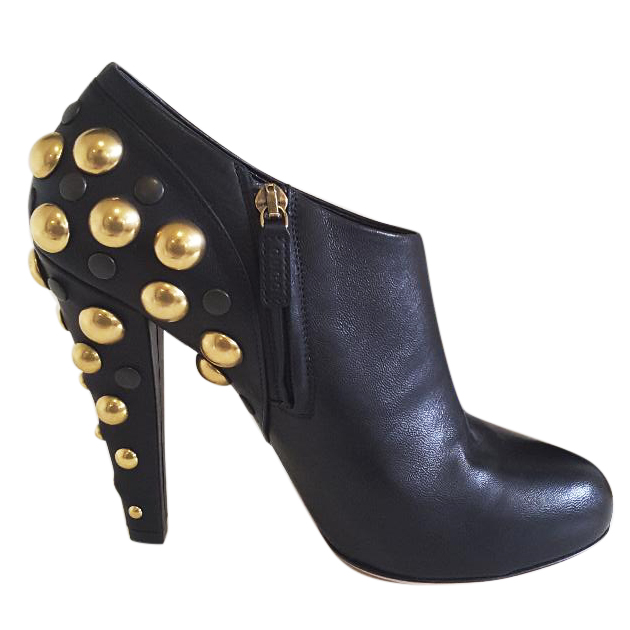 gucci studded boots