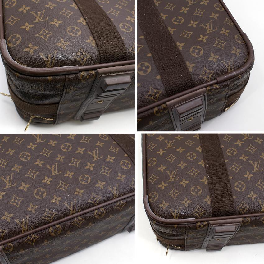 Vintage Louis Vuitton Carry All Soft Side Suitcase Weekender 