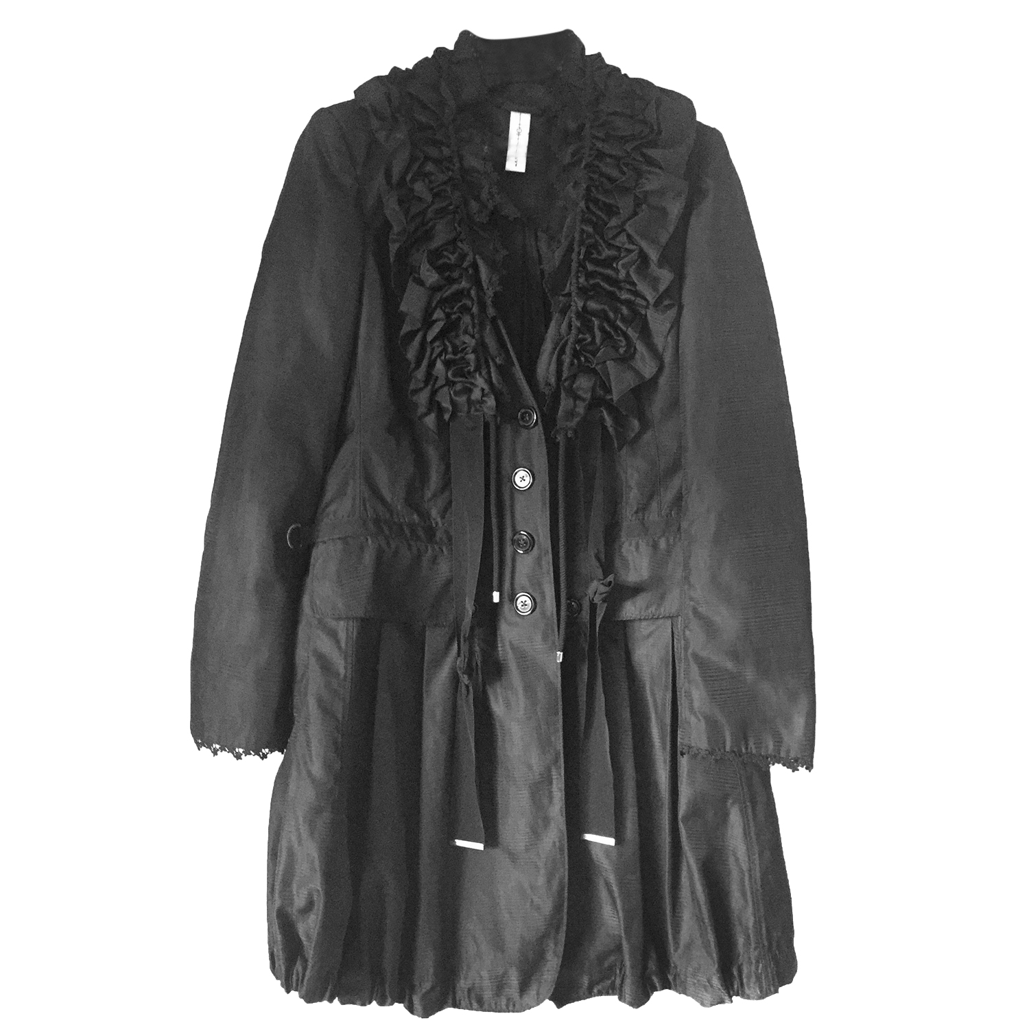 High By Claire Campbell Black Coat | HEWI