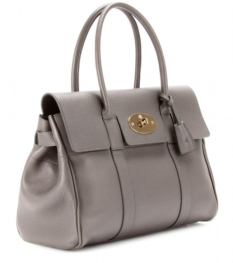 beige bayswater pebbled leather bag