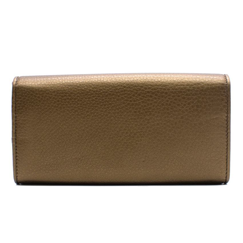 Gucci Bronze Leather Wallet | HEWI
