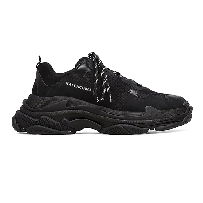 balenciaga triple s black 37