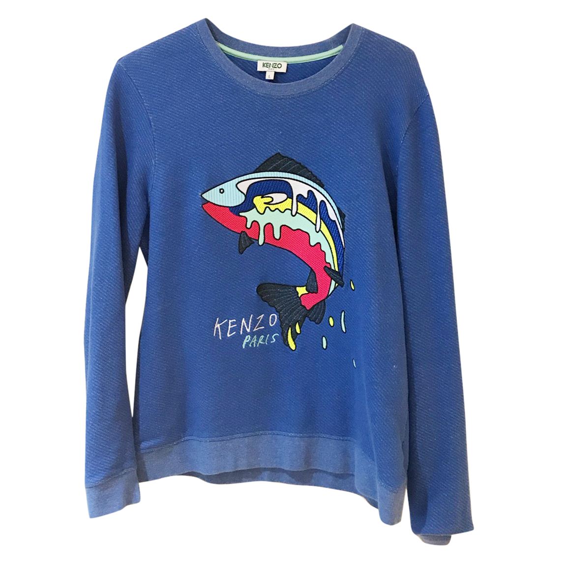 kenzo fish sweatshirt