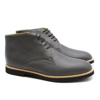 T&F Slack Shoemakers London Chuck 361 Handmade Premier Graphite Boots