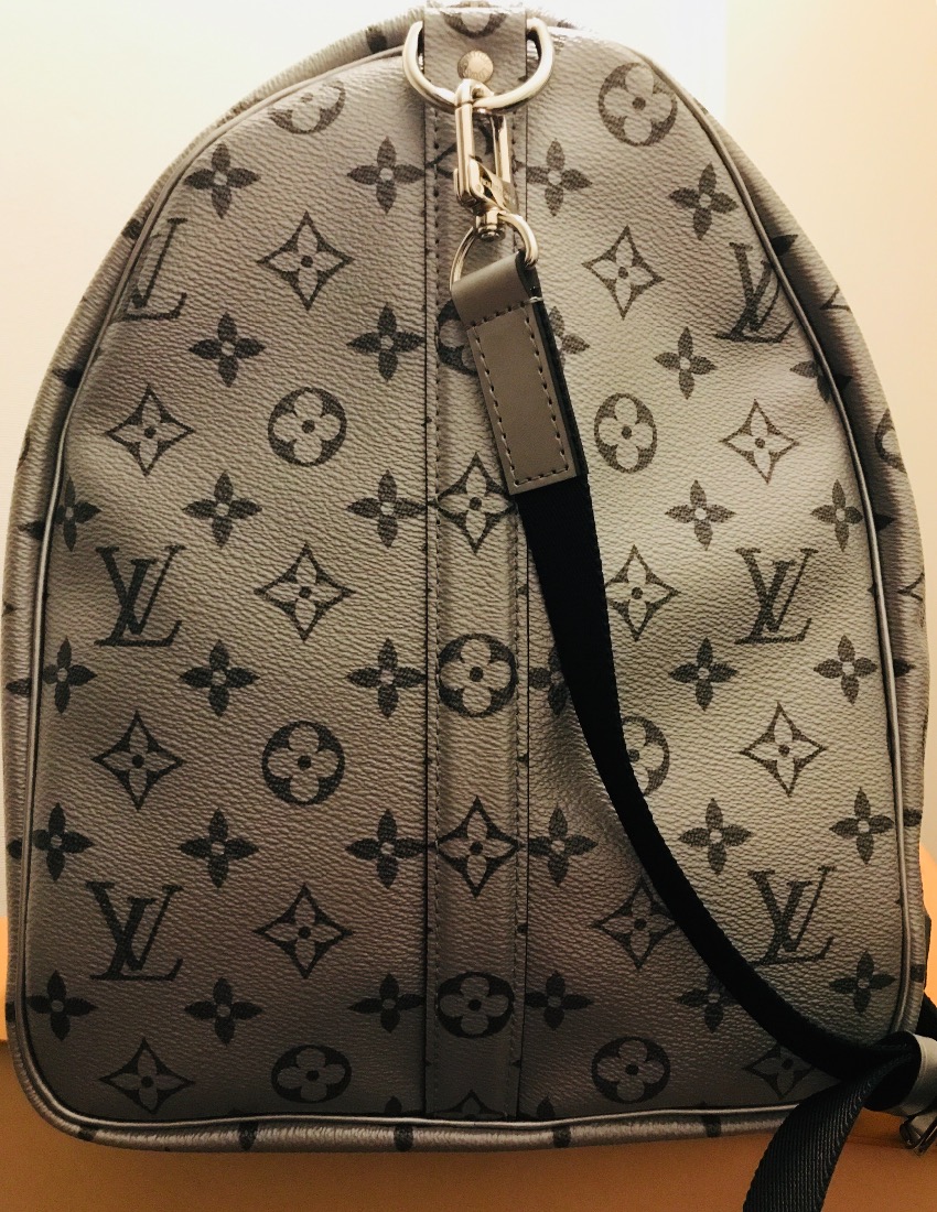 louis vuitton keepall silver