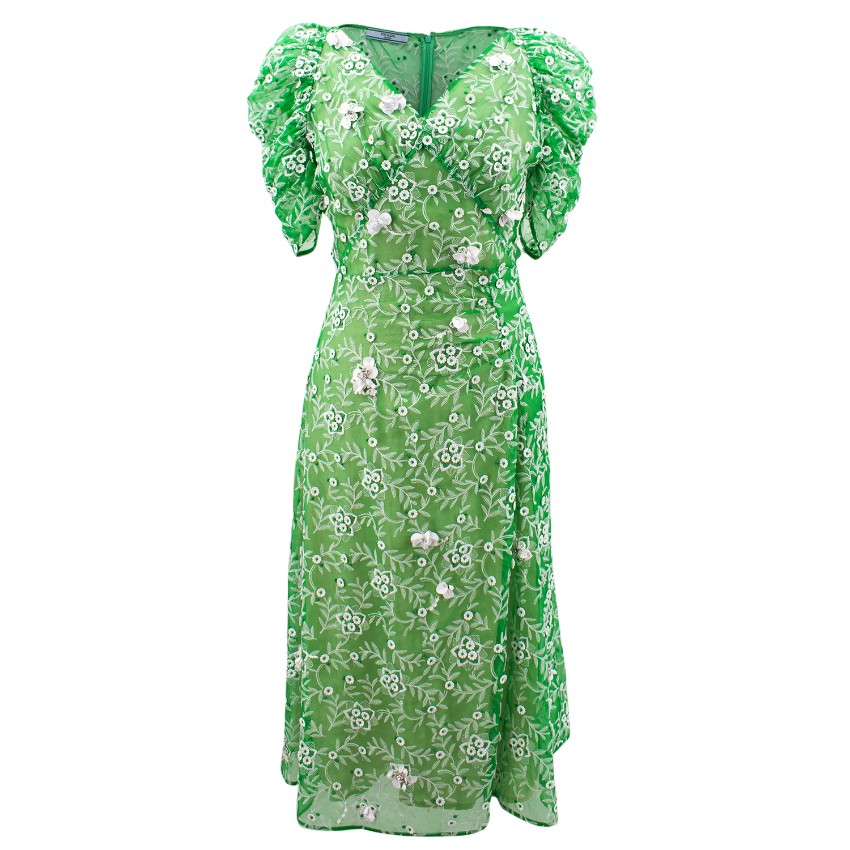 prada dress green