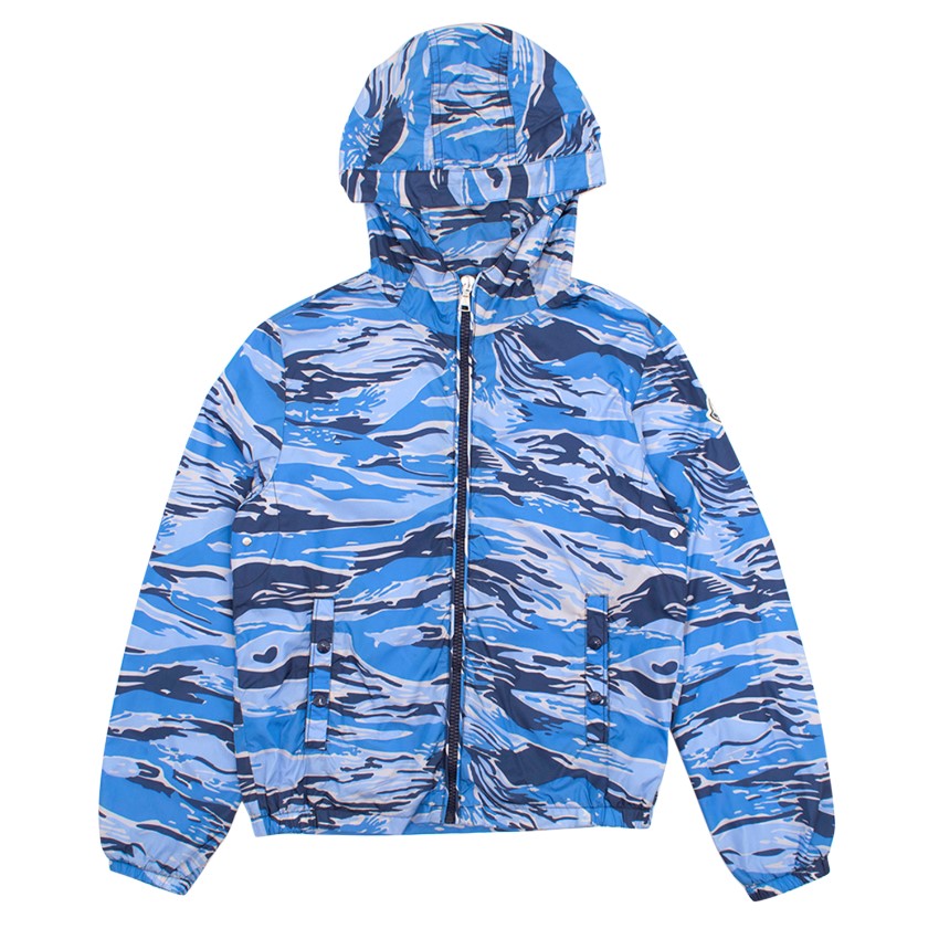 Moncler Blue Camouflage Jacket | HEWI