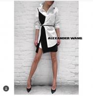 alexander wang hybrid shirt dress