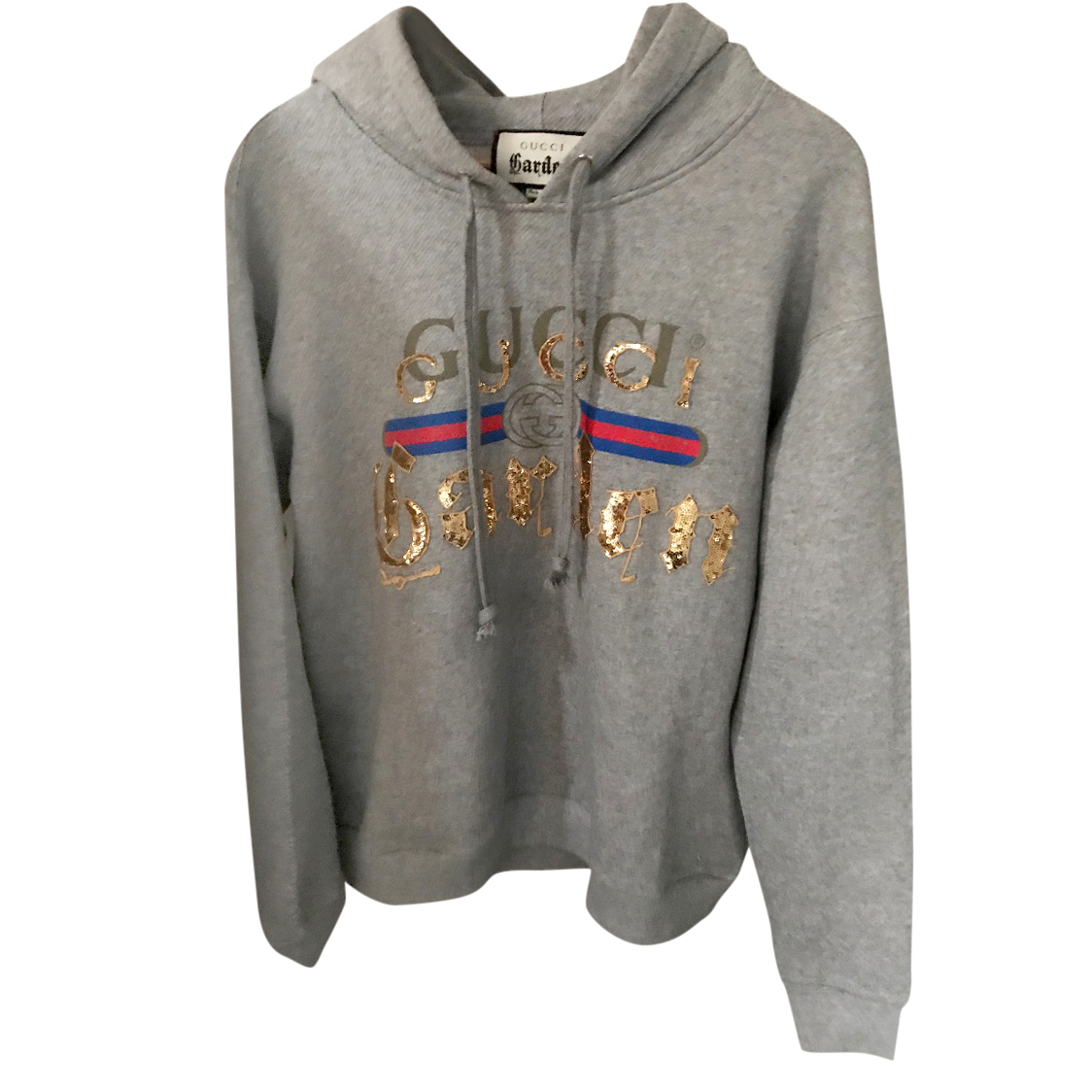 gucci hoodie grey