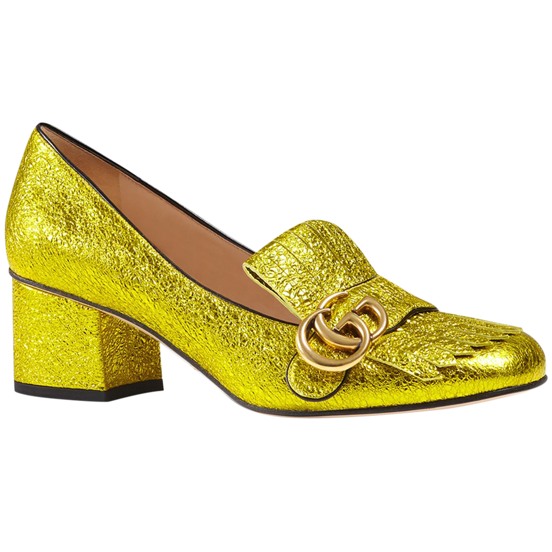 yellow gold shoes
