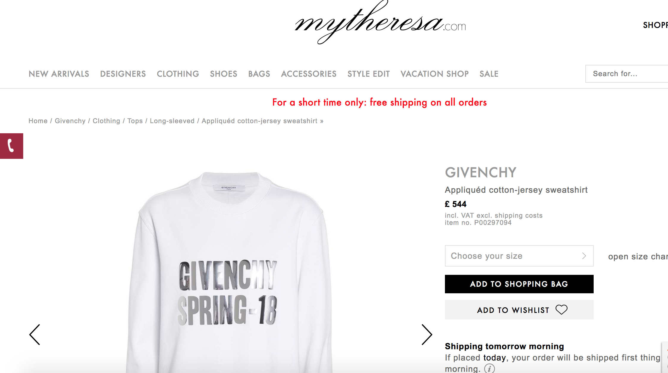 givenchy spring 18 t shirt