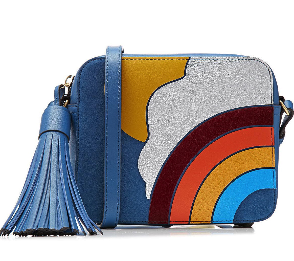 anya hindmarch rainbow crossbody bag