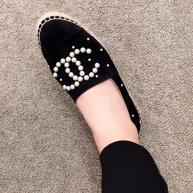 pearl chanel espadrilles