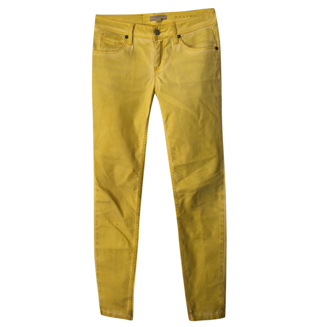 burberry jeans yellow