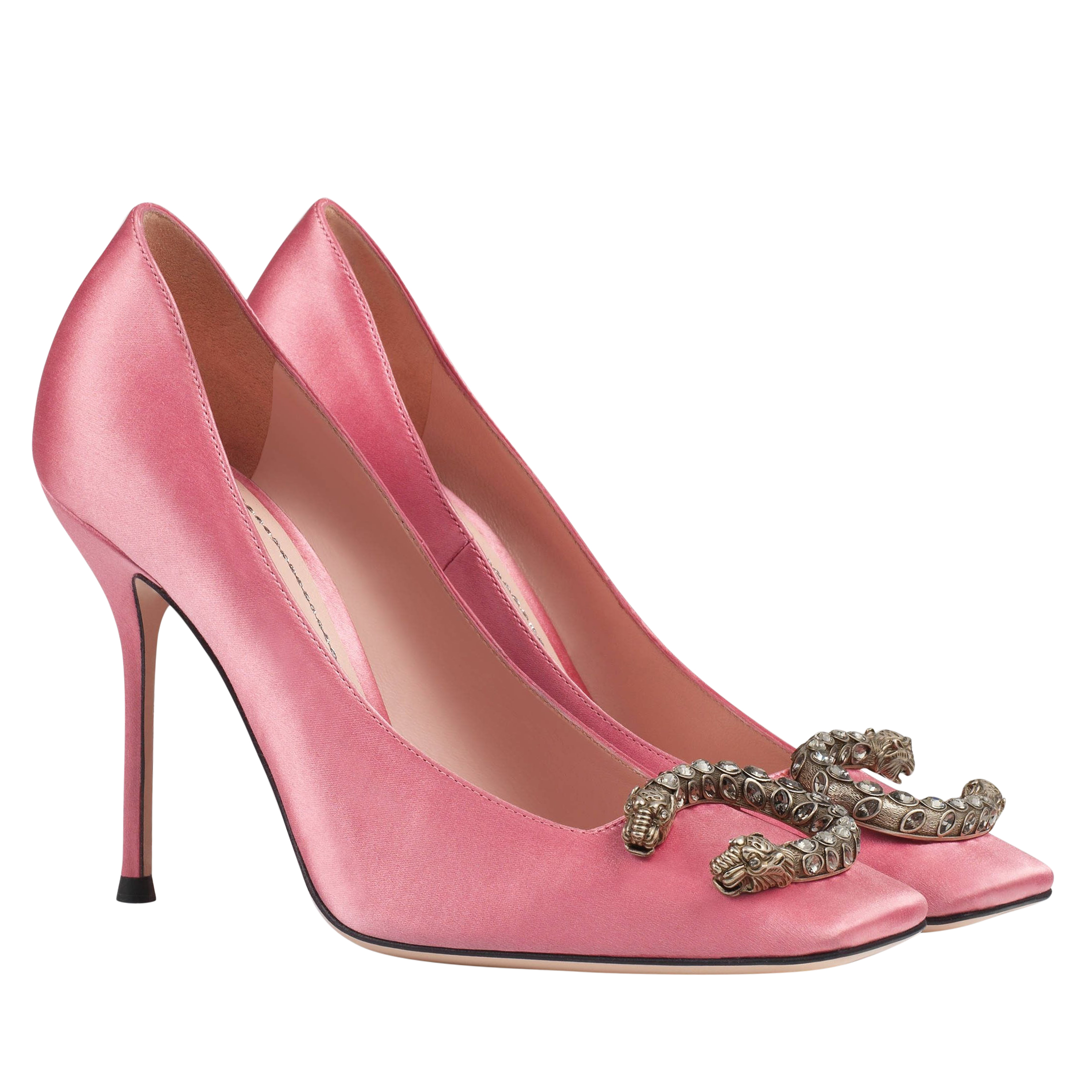 gucci pink high heels