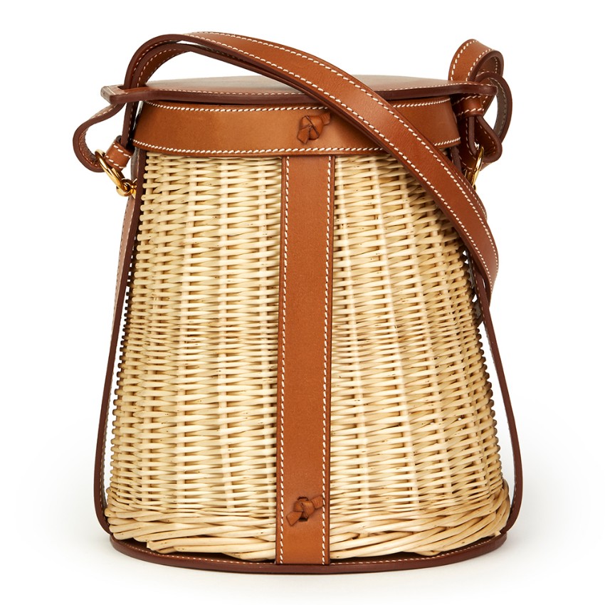 hermes woven bag