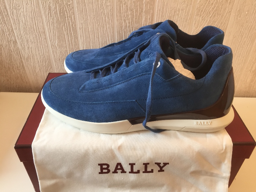 mens blue suede trainers