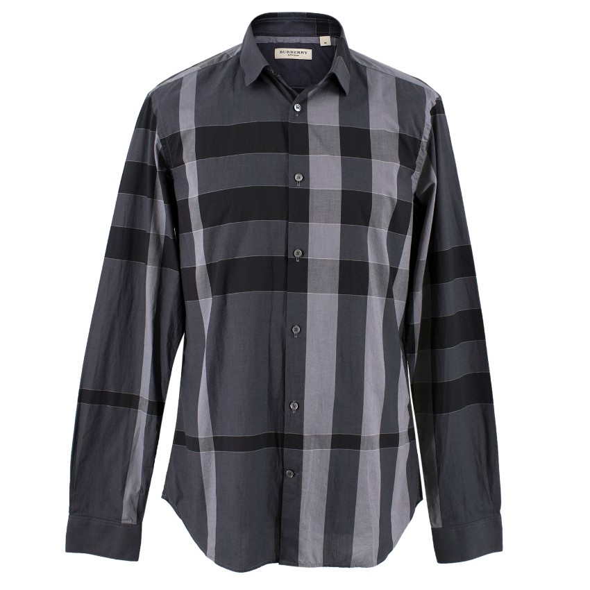 burberry gray shirt